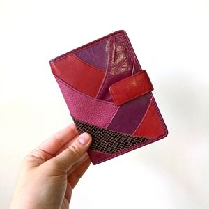 Fossil Leather Travel Passport Holder/Case/Wallet